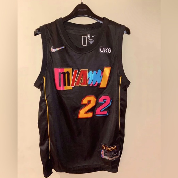 Jimmy Butler Heats Swingman Jersey City Edition - Picture 1 of 4